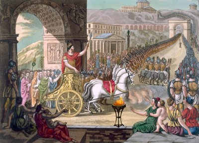 A Roman Triumph, Illustration from 